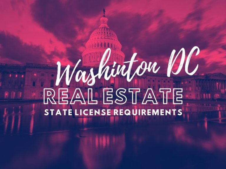 District of Columbia Real Estate License Requirements