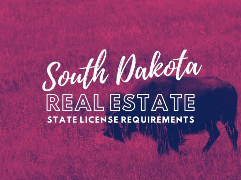 State of  South Dakota Real Estate License Requirements